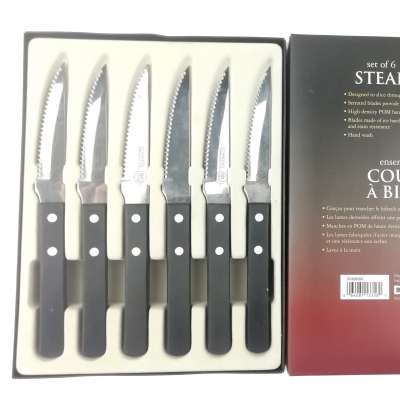 6pcs steak knife BBQ devil