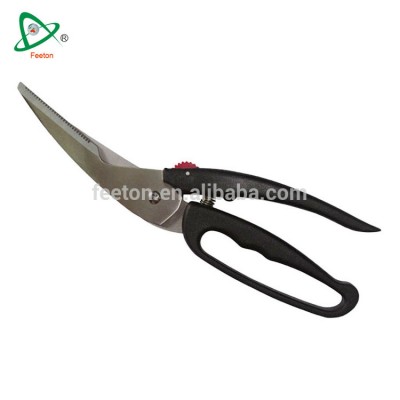 High quality promotional kitchen poultry scissors with safety lock