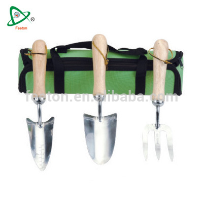 High quality stainless steel garden tools with portable nylon bag