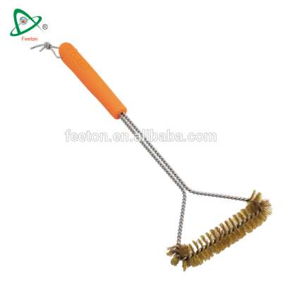 bbq grill brush with PP plastic handle